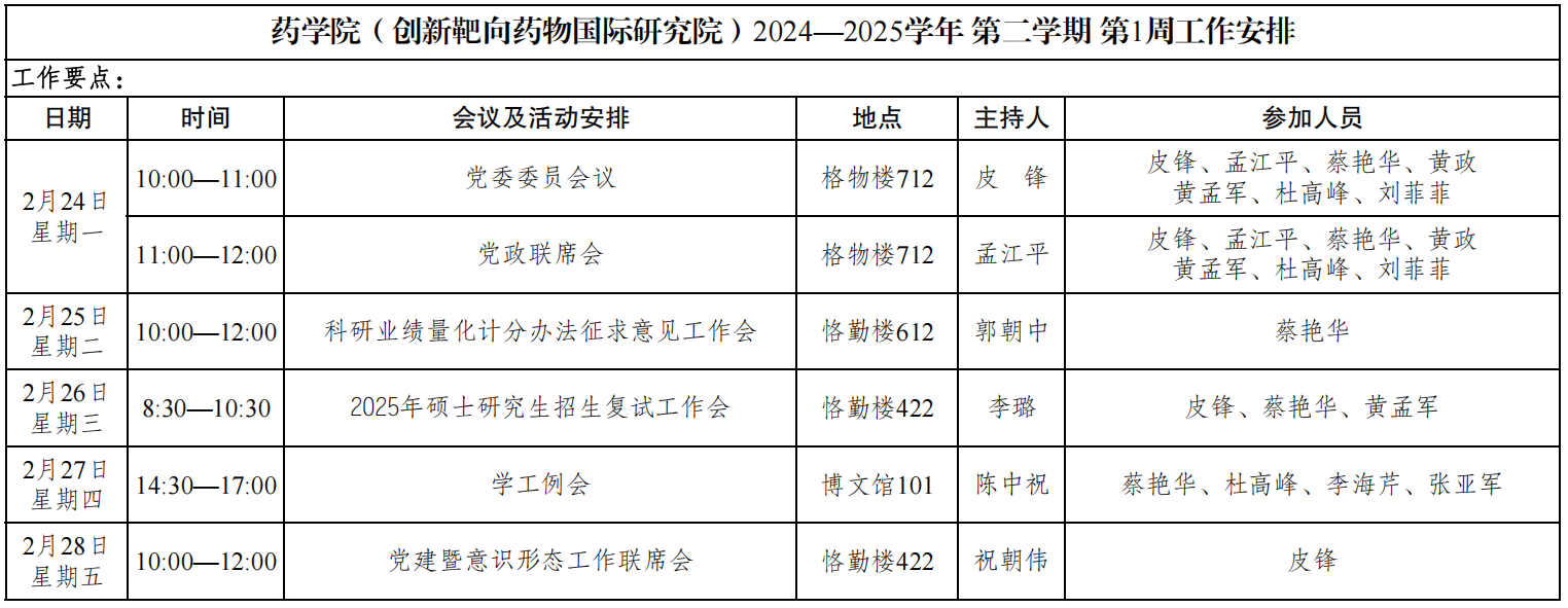 第1周工作安排-永利ylg官网创新靶向药物国际研究院2024-2025学年 第二学期.png